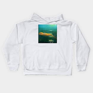 Queen of the Waves painting Kids Hoodie